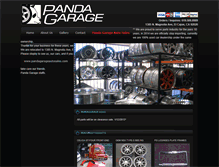 Tablet Screenshot of pandagarage.com